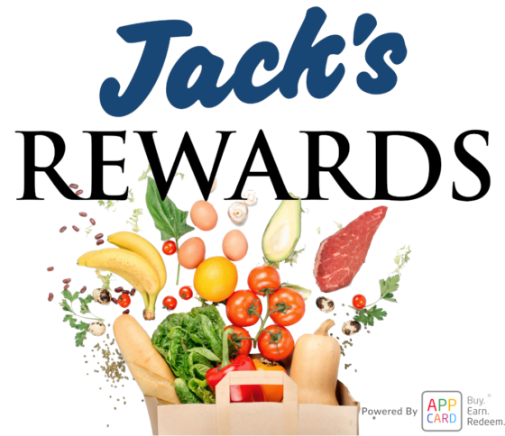 Jack’s Rewards Website Homepage Image